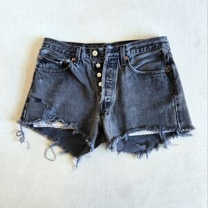 Levi's cutoff jean shorts